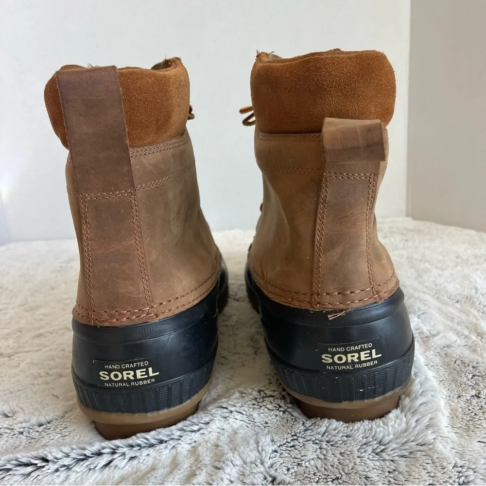 Sorel Cheyenne II Waterproof Lace Up Duck Boots Men Size 12